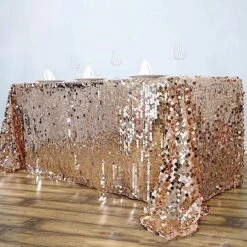 90x132" Large Payette Sequin Rectangular Tablecloth 26 90x132" Large Payette Sequin Rectangular Tablecloth -Optimal Home Decoration 90x132 large payette sequin rectangular tablecloth 28999395737663