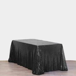 90x132" Sequined Rectangular Tablecloth 24 90x132" Sequined Rectangular Tablecloth -Optimal Home Decoration 90x132 sequined rectangular tablecloth 28966353272895