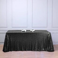 90x132" Sequined Rectangular Tablecloth 30 90x132" Sequined Rectangular Tablecloth -Optimal Home Decoration 90x132 sequined rectangular tablecloth 28966353469503