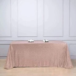 90x132" Sequined Rectangular Tablecloth 38 90x132" Sequined Rectangular Tablecloth -Optimal Home Decoration 90x132 sequined rectangular tablecloth 28966353764415