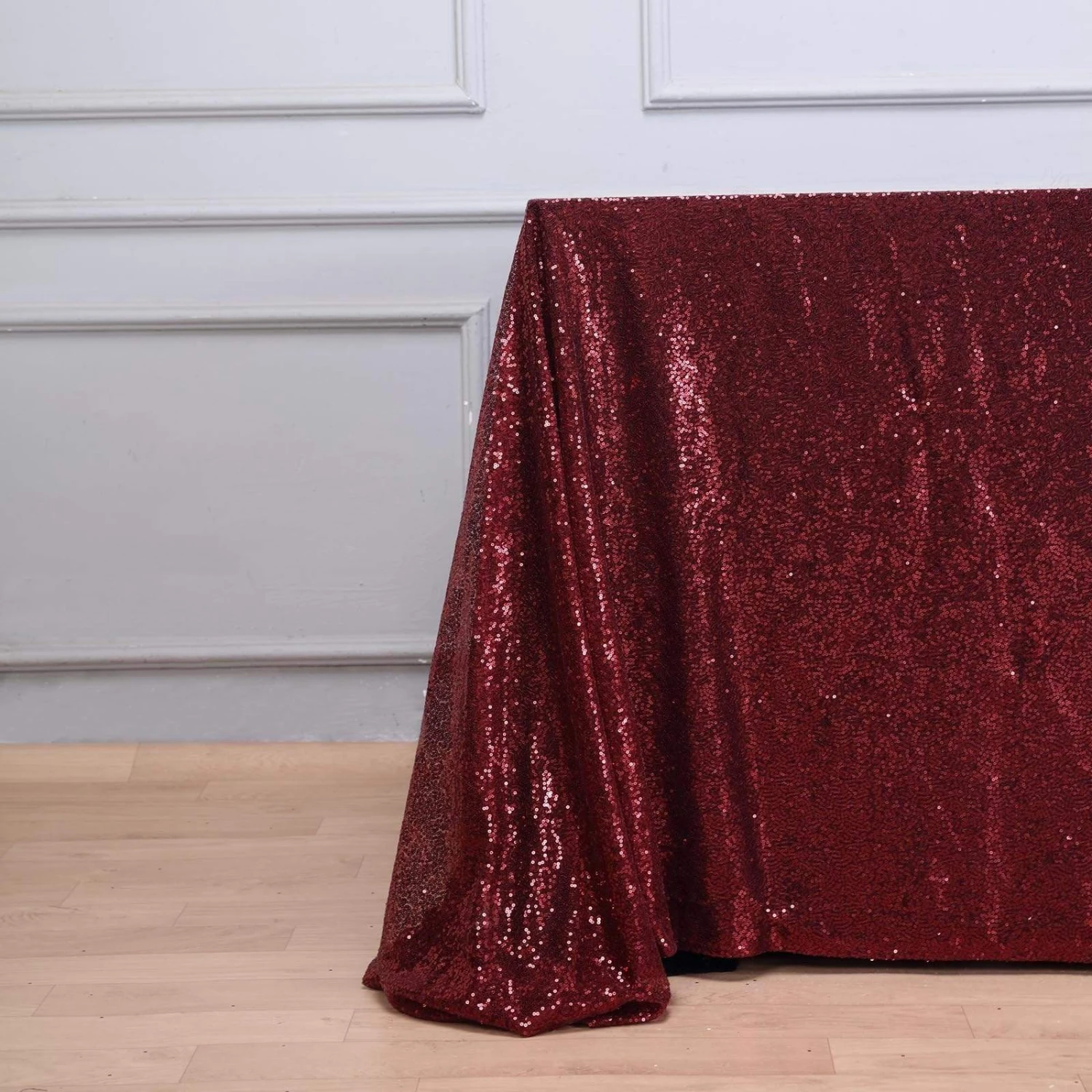90x132" Sequined Rectangular Tablecloth 22 90x132" Sequined Rectangular Tablecloth - Image 20