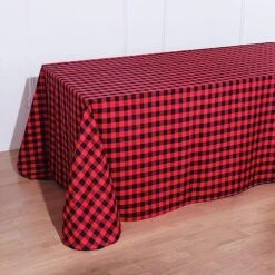 90x156" Checkered Gingham Polyester Tablecloth 26 90x156" Checkered Gingham Polyester Tablecloth -Optimal Home Decoration 90x156 checkered gingham polyester tablecloth 28966360743999
