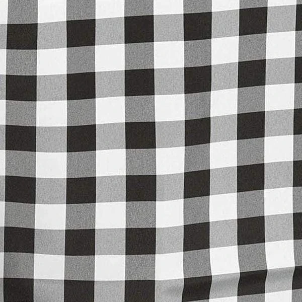 90x156" Checkered Gingham Polyester Tablecloth 17 90x156" Checkered Gingham Polyester Tablecloth - Image 15
