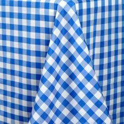 90x156" Checkered Gingham Polyester Tablecloth 40 90x156" Checkered Gingham Polyester Tablecloth -Optimal Home Decoration 90x156 checkered gingham polyester tablecloth 28966361202751