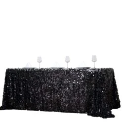 90x156" Large Payette Sequin Rectangular Tablecloth 25 90x156" Large Payette Sequin Rectangular Tablecloth -Optimal Home Decoration 90x156 large payette sequin rectangular tablecloth 28966366412863