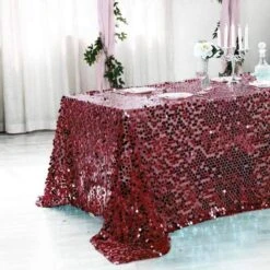 90x156" Large Payette Sequin Rectangular Tablecloth 41 90x156" Large Payette Sequin Rectangular Tablecloth -Optimal Home Decoration 90x156 large payette sequin rectangular tablecloth 28966366969919