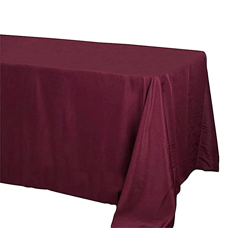90" X 132" Polyester Rectangular Tablecloth 10 90" X 132" Polyester Rectangular Tablecloth - Image 8