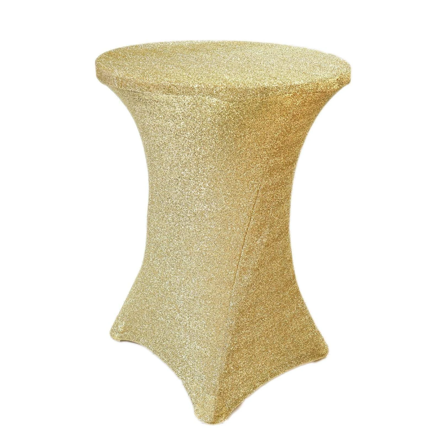 Cocktail Fitted Spandex Table Top Cover Metallic 15 Cocktail Fitted Spandex Table Top Cover Metallic - Image 13