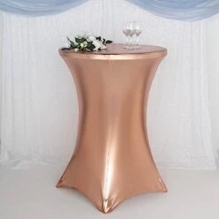 Cocktail Table Cover Premium Metallic Fitted Spandex Tablecloth 38 Cocktail Table Cover Premium Metallic Fitted Spandex Tablecloth -Optimal Home Decoration cocktail table cover premium metallic fitted spandex tablecloth 28968014118975