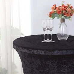 Crushed Velvet Stretch Fitted Round Highboy Cocktail Table Cover 39 Crushed Velvet Stretch Fitted Round Highboy Cocktail Table Cover -Optimal Home Decoration crushed velvet stretch fitted round highboy cocktail table cover 30924347736127