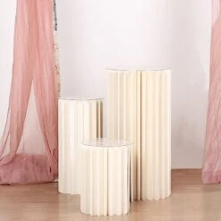 Folding DIY Accordion Pillar Cardboard Display Stand Pedestal Box - Ivory 25 Folding DIY Accordion Pillar Cardboard Display Stand Pedestal Box - Ivory -Optimal Home Decoration folding diy accordion pillar cardboard display stand pedestal box ivory 30467276570687