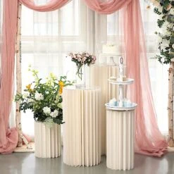 Folding DIY Accordion Pillar Cardboard Display Stand Pedestal Box - Ivory 29 Folding DIY Accordion Pillar Cardboard Display Stand Pedestal Box - Ivory -Optimal Home Decoration folding diy accordion pillar cardboard display stand pedestal box ivory 30467276800063