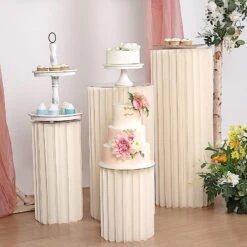 Folding DIY Accordion Pillar Cardboard Display Stand Pedestal Box - Ivory 38 Folding DIY Accordion Pillar Cardboard Display Stand Pedestal Box - Ivory -Optimal Home Decoration folding diy accordion pillar cardboard display stand pedestal box ivory 30467282829375