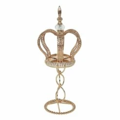 Metal Crown Spiral Pillar Candle Holder Stand Centerpiece - Gold 32 Metal Crown Spiral Pillar Candle Holder Stand Centerpiece - Gold -Optimal Home Decoration metal crown spiral pillar candle holder stand centerpiece gold 30703274000447
