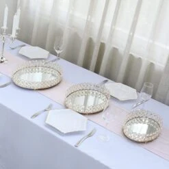 Metal Crystal Beaded Oval Mirror Serving Tray 29 Metal Crystal Beaded Oval Mirror Serving Tray -Optimal Home Decoration metal crystal beaded oval mirror serving tray 29041838850111