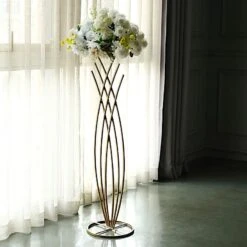 Metal Flower Display Stand Mermaid Tail Design Wedding Centerpiece - Gold 35 Metal Flower Display Stand Mermaid Tail Design Wedding Centerpiece - Gold -Optimal Home Decoration metal flower display stand mermaid tail design wedding centerpiece gold 30393467043903