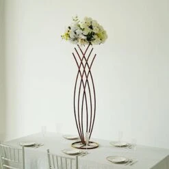 Metal Flower Display Stand Mermaid Tail Design Wedding Centerpiece - Gold 33 Metal Flower Display Stand Mermaid Tail Design Wedding Centerpiece - Gold -Optimal Home Decoration metal flower display stand mermaid tail design wedding centerpiece gold 30393467076671