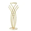 Metal Flower Display Stand Mermaid Tail Design Wedding Centerpiece - Gold