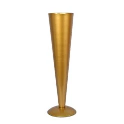 Metal Trumpet Wedding Flower Vase