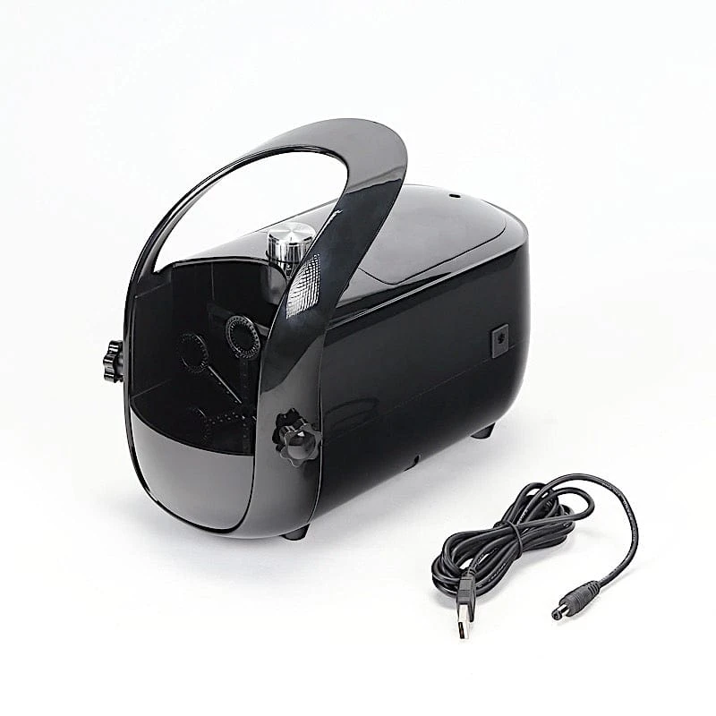 Portable Dual Speed Automatic Bubble Machine - Black 9 Portable Dual Speed Automatic Bubble Machine - Black - Image 7
