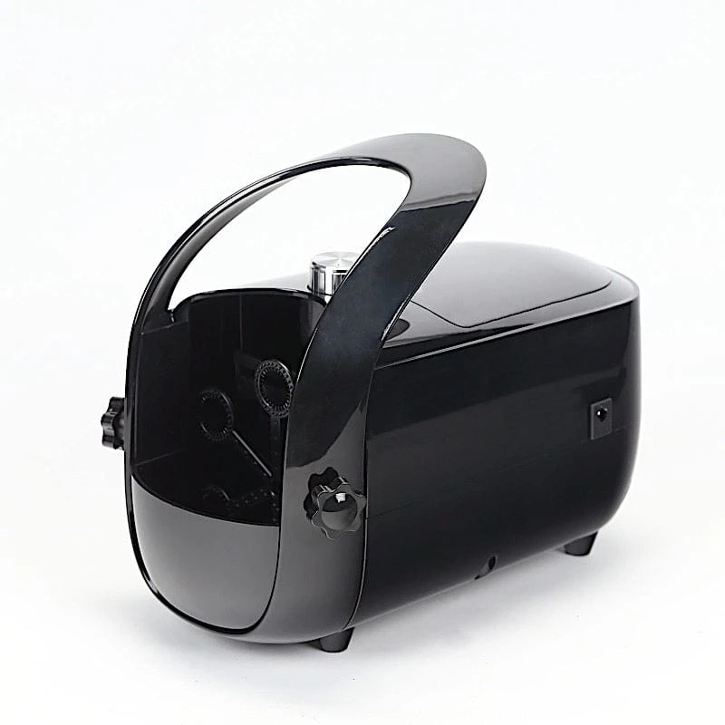 Portable Dual Speed Automatic Bubble Machine - Black 10 Portable Dual Speed Automatic Bubble Machine - Black - Image 8