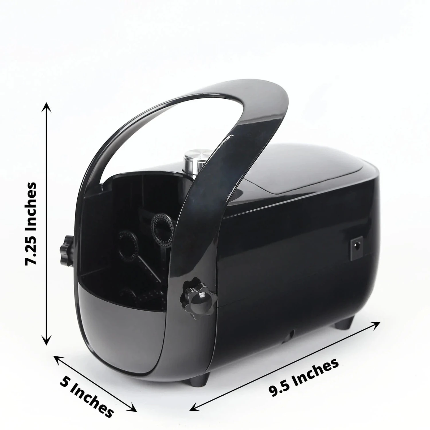 Portable Dual Speed Automatic Bubble Machine - Black 4 Portable Dual Speed Automatic Bubble Machine - Black - Image 2