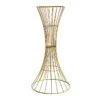Reversible Trumpet Metal Flower Stand Pedestal Centerpiece - Gold 1 Reversible Trumpet Metal Flower Stand Pedestal Centerpiece - Gold -Optimal Home Decoration reversible trumpet metal flower stand pedestal centerpiece gold iron stnd07 24 gold 30392702238783