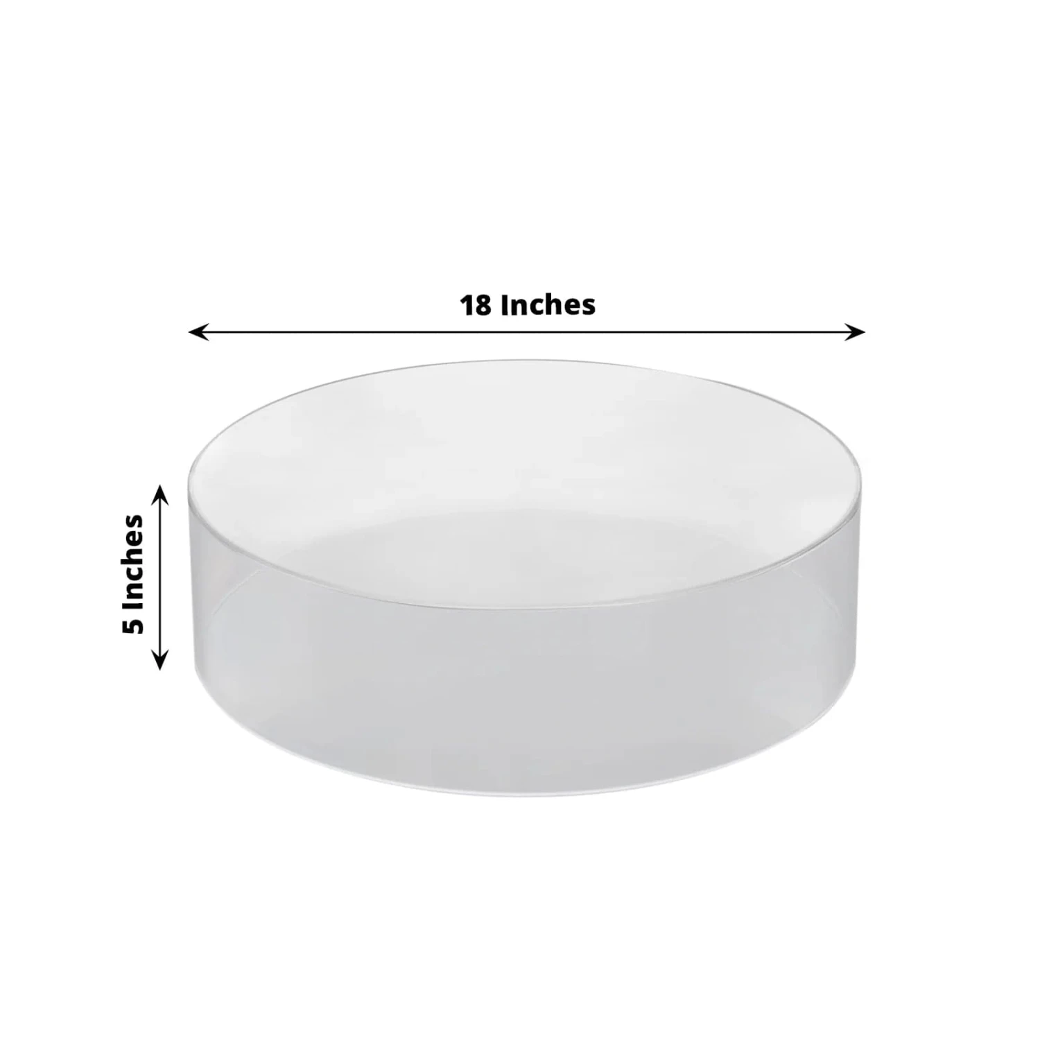 Round Acrylic Cake Stand Pedestal Riser With Hollow Bottom - Clear 15 Round Acrylic Cake Stand Pedestal Riser With Hollow Bottom - Clear - Image 13