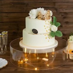 Round Acrylic Cake Stand Pedestal Riser With Hollow Bottom - Clear 39 Round Acrylic Cake Stand Pedestal Riser With Hollow Bottom - Clear -Optimal Home Decoration round acrylic cake stand pedestal riser with hollow bottom clear 30916339499071
