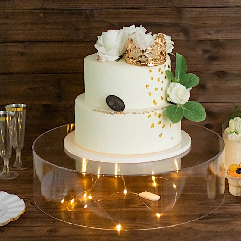 Round Acrylic Cake Stand Pedestal Riser With Hollow Bottom - Clear 20 Round Acrylic Cake Stand Pedestal Riser With Hollow Bottom - Clear - Image 18