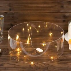 Round Acrylic Cake Stand Pedestal Riser With Hollow Bottom - Clear 30 Round Acrylic Cake Stand Pedestal Riser With Hollow Bottom - Clear -Optimal Home Decoration round acrylic cake stand pedestal riser with hollow bottom clear prop box 001r 14 clr 30916319379519