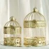 Set Of 2 9" And 13" Tall Metal Bird Cages Wedding Card Holder Centerpieces - Gold 1 Set Of 2 9" And 13" Tall Metal Bird Cages Wedding Card Holder Centerpieces - Gold -Optimal Home Decoration set of 2 9 and 13 tall metal bird cages wedding card holder centerpieces gold iron lg bdcg gold 4763727134783