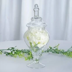 Set Of 3 9" 13" 14" Tall Glass Apothecary Jars Containers With Lids - Clear 14 Set Of 3 9" 13" 14" Tall Glass Apothecary Jars Containers With Lids - Clear -Optimal Home Decoration set of 3 9 13 14 tall glass apothecary jars containers with lids clear glas jar11 clr 28529878695999