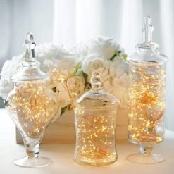Set Of 3 9" 13" 14" Tall Glass Apothecary Jars Containers With Lids - Clear 17 Set Of 3 9" 13" 14" Tall Glass Apothecary Jars Containers With Lids - Clear -Optimal Home Decoration set of 3 9 13 14 tall glass apothecary jars containers with lids clear glas jar11 clr 4735789891647
