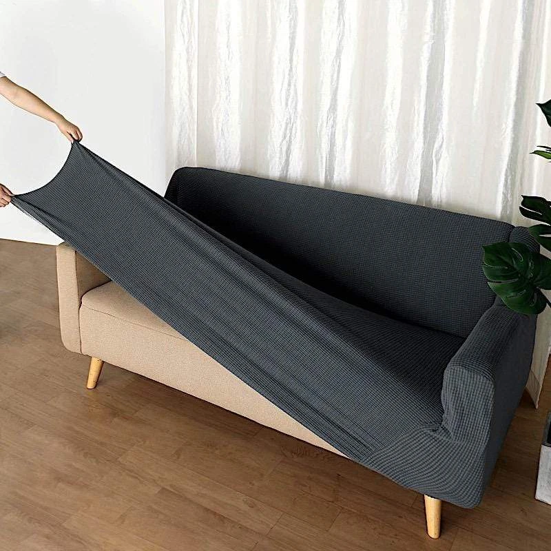 Spandex Jacquard Stretch Sofa Slipcover 18 Spandex Jacquard Stretch Sofa Slipcover - Image 16