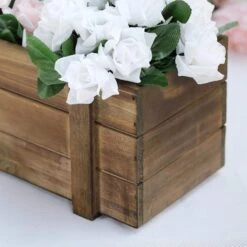 Wood Rectangular Box Planter Holders Centerpieces Dark Brown 35 Wood Rectangular Box Planter Holders Centerpieces Dark Brown -Optimal Home Decoration wood rectangular box planter holders centerpieces dark brown 29041851138111
