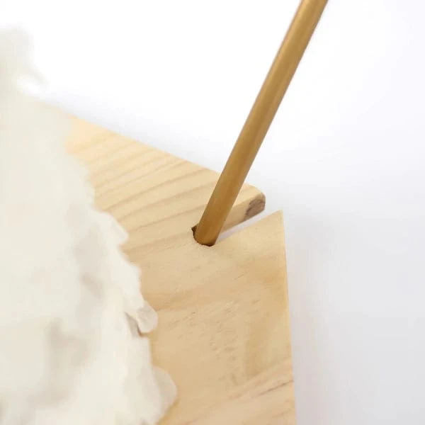 Wood With Hexagon Geometric Metal Arch Cake Display Stand - Gold 14 Wood With Hexagon Geometric Metal Arch Cake Display Stand - Gold - Image 12