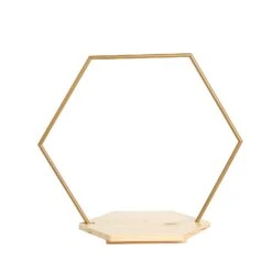 Wood With Hexagon Geometric Metal Arch Cake Display Stand - Gold 28 Wood With Hexagon Geometric Metal Arch Cake Display Stand - Gold -Optimal Home Decoration wood with hexagon geometric metal arch cake display stand gold cake stnd hophx01 m gold 29565481320511