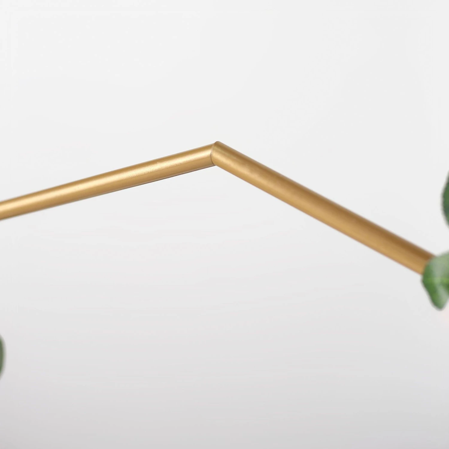 Wood With Nonagon Geometric Metal Arch Cake Display Stand - Gold 5 Wood With Nonagon Geometric Metal Arch Cake Display Stand - Gold - Image 3