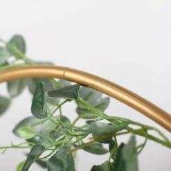 Wood With Round Geometric Metal Arch Cake Display Stand - Gold -Optimal Home Decoration wood with round geometric metal arch cake display stand gold 29565483417663