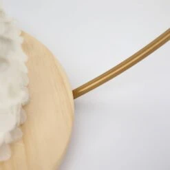 Wood With Round Geometric Metal Arch Cake Display Stand - Gold -Optimal Home Decoration wood with round geometric metal arch cake display stand gold 29565483810879